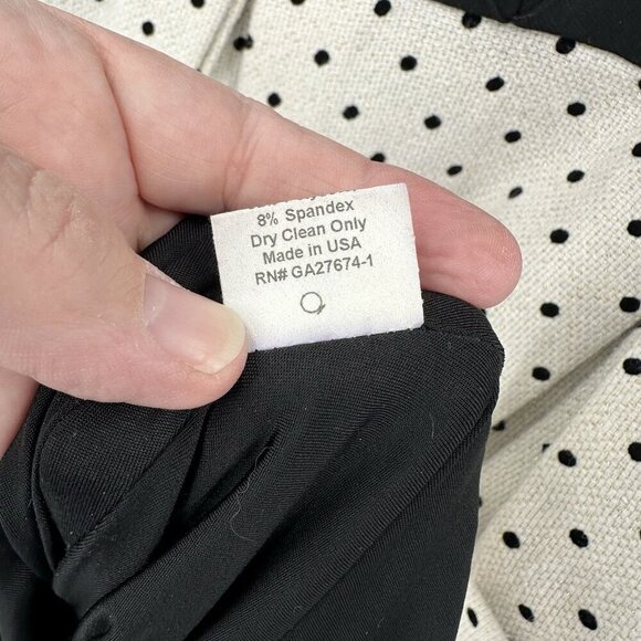 ANTHROPOLOGIE EVA FRANCO dress fit flare polka dot vintage inspired party 6 - Picture 8 of 8